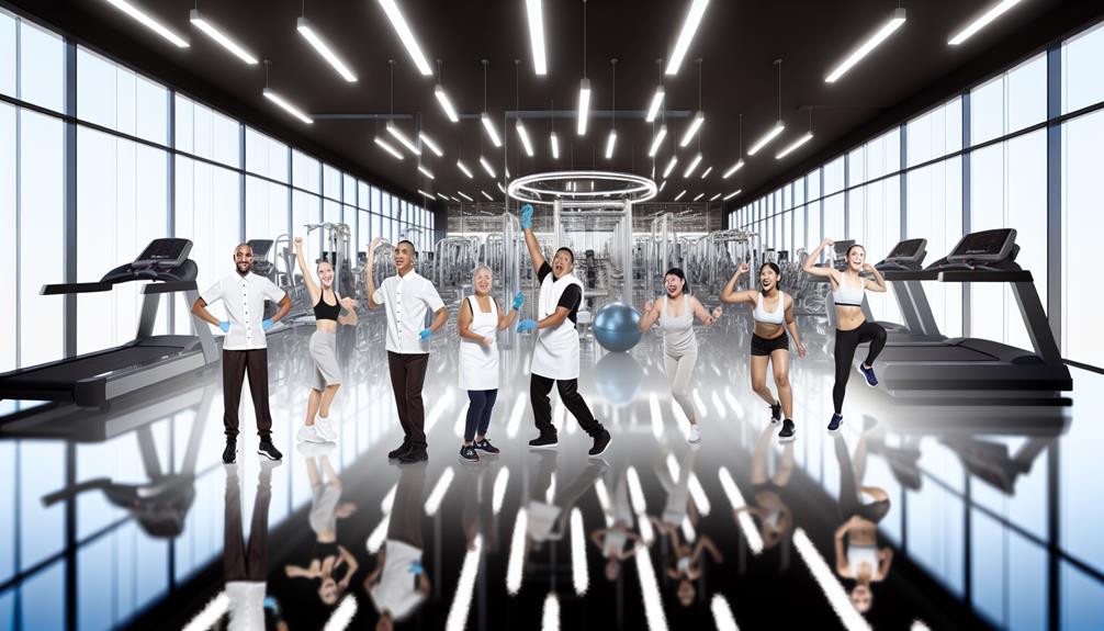 cleanliness enhances gym experience